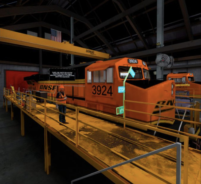 BNSF RAILWAY BUILDS UPON SAFETY RECORD BY UTILIZING VIRTUAL REALITY FOR TRAINING